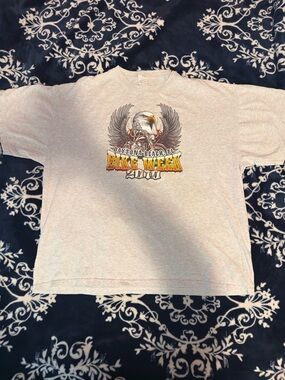 Delta Light Gray Daytona Bike Week 2000 Eagle Graphic Tee